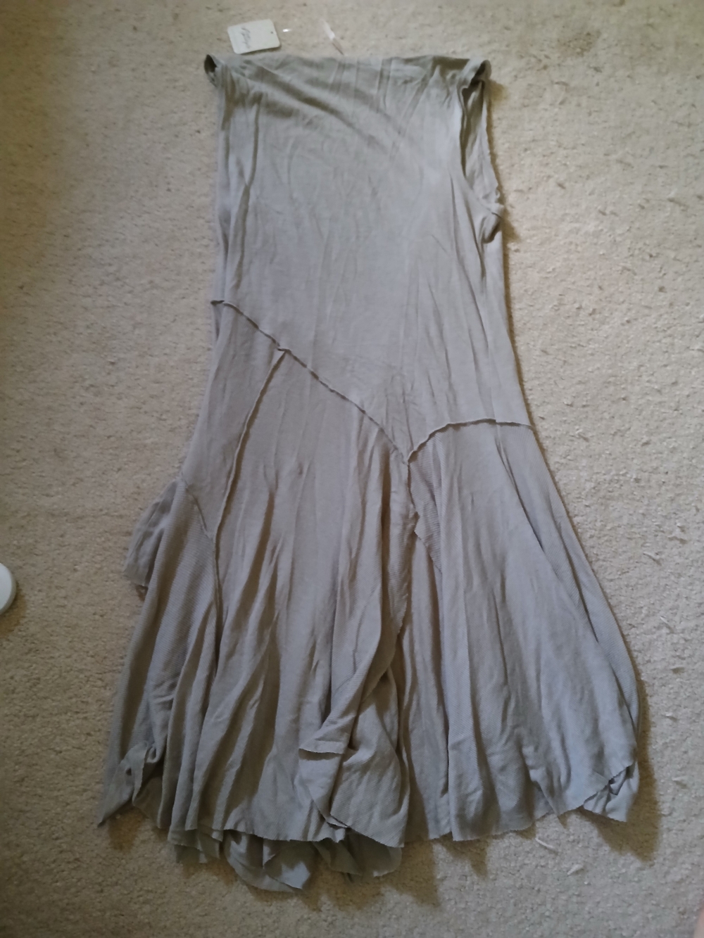 Free People Womens Asymatrical Tunic Top In Spanish Moss - Picture 6 of 8
